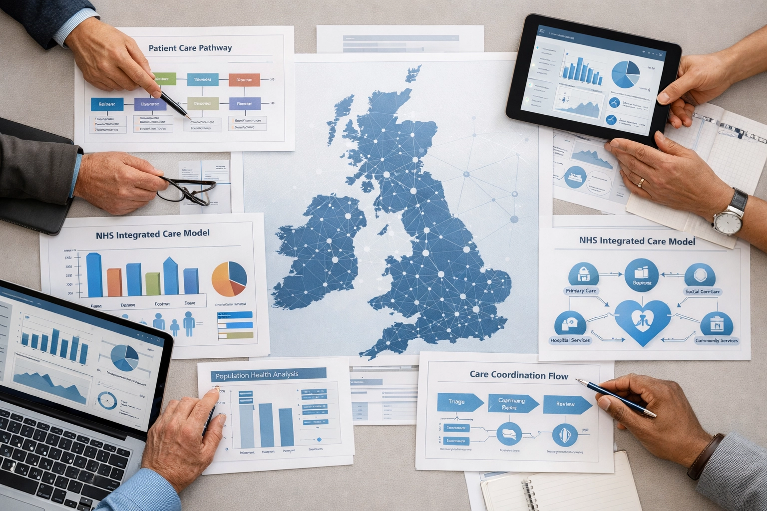 NHS integrated care system planning session for respiratory pathway improvement