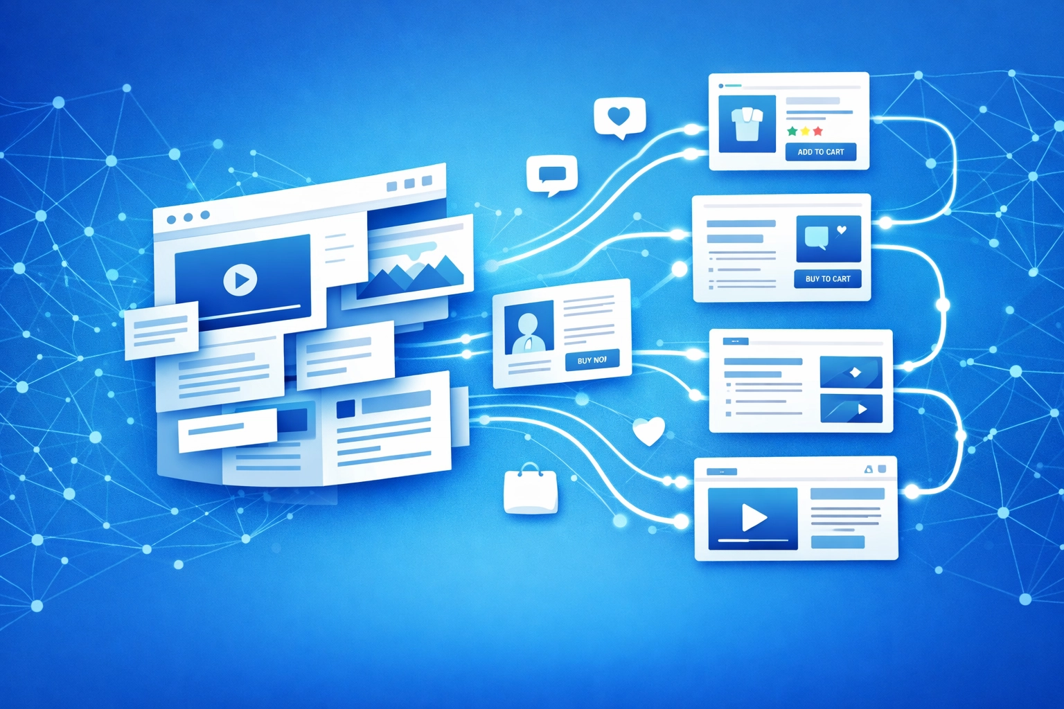 Personalized website interface adapting in real-time to different user journeys