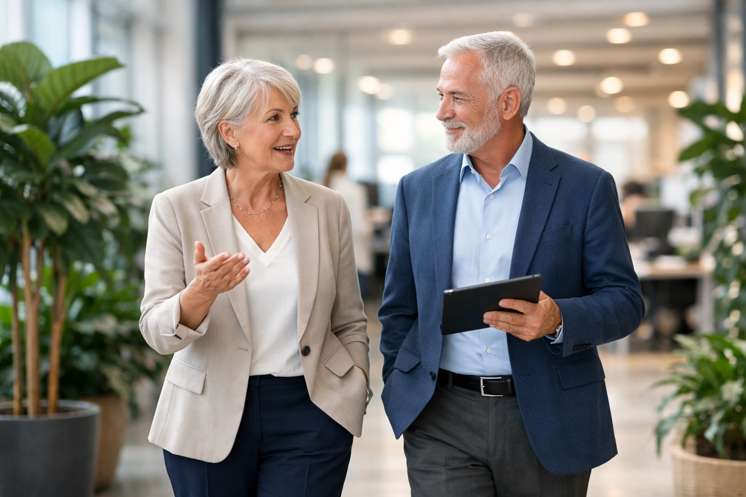 Senior ServiceNow consulting services experts discussing platform strategy and ROI optimization.