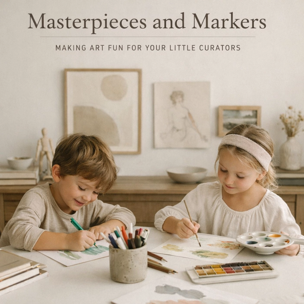[HERO] Masterpieces and Markers: Making Art Fun for Your Little Curators