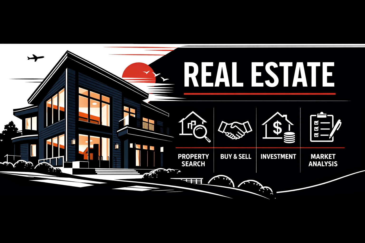 Modern Chattanooga home with navy blue fiber cement siding and black windows