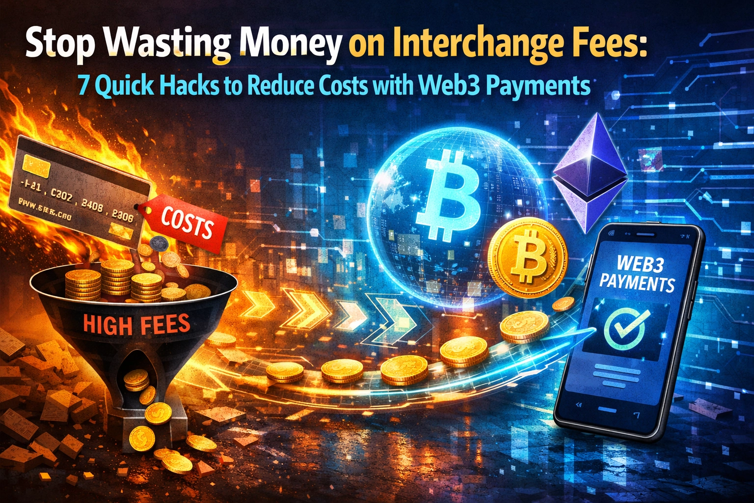 [HERO] Stop Wasting Money on Interchange Fees: 7 Quick Hacks to Reduce Costs with Web3 Payments
