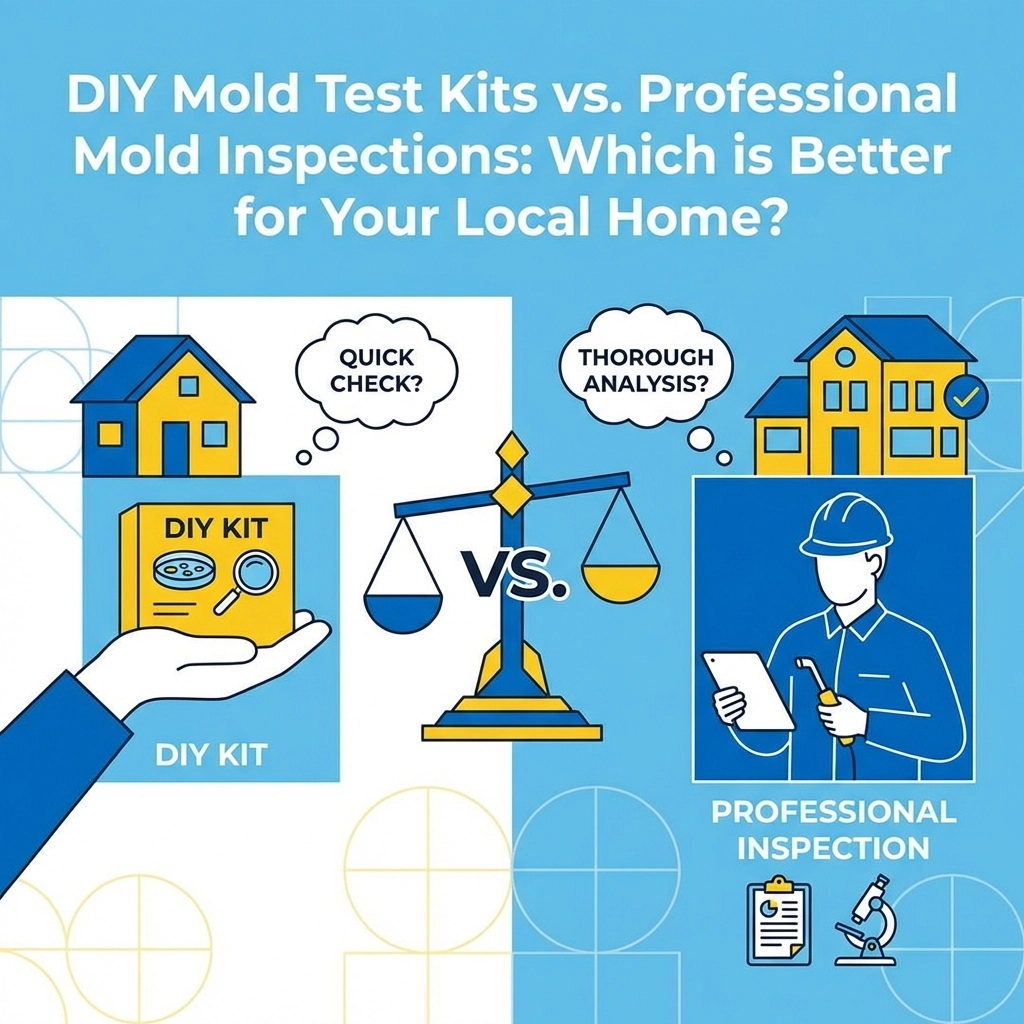 [HERO] DIY Mold Test Kits vs. Professional Mold Inspections: Which is Better for Your Local Home?