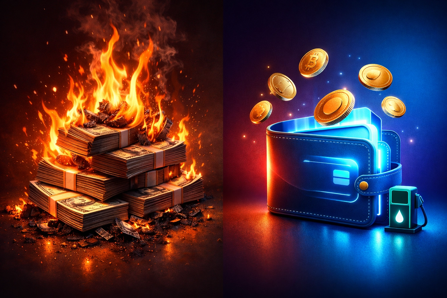 Comparison of high traditional payment processor fees versus low-cost Larecoin merchant savings