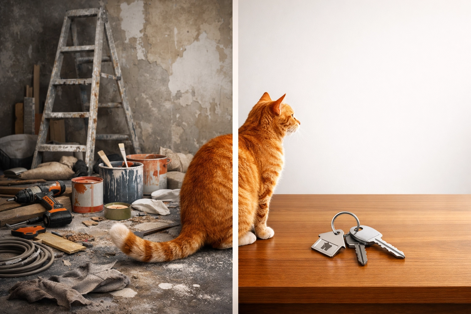 Comparing stressful home repairs to a simple as-is sale to Kansas City home buyers for a stress-free move.