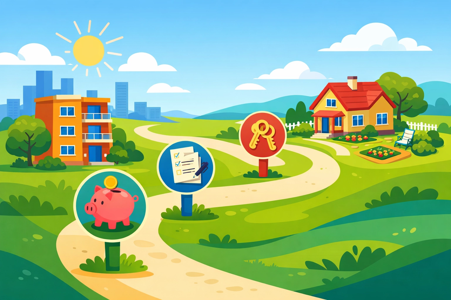 Home buying journey from renting to homeownership in the UK