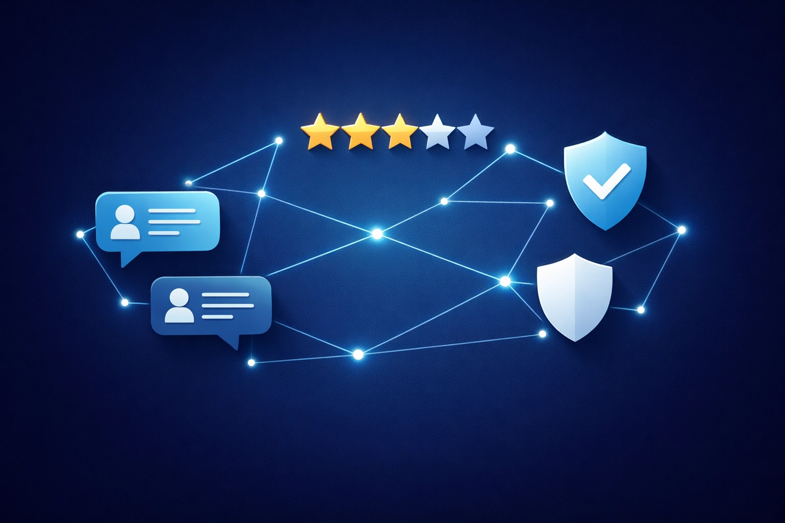 Trust signals including star ratings, testimonials, and security badges for affiliate pages