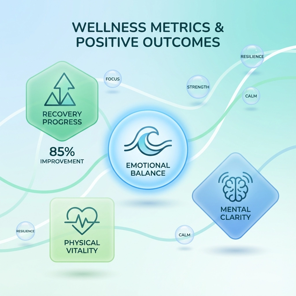 Hopeful person connecting with a horse, symbolizing recovery progress in Georgia