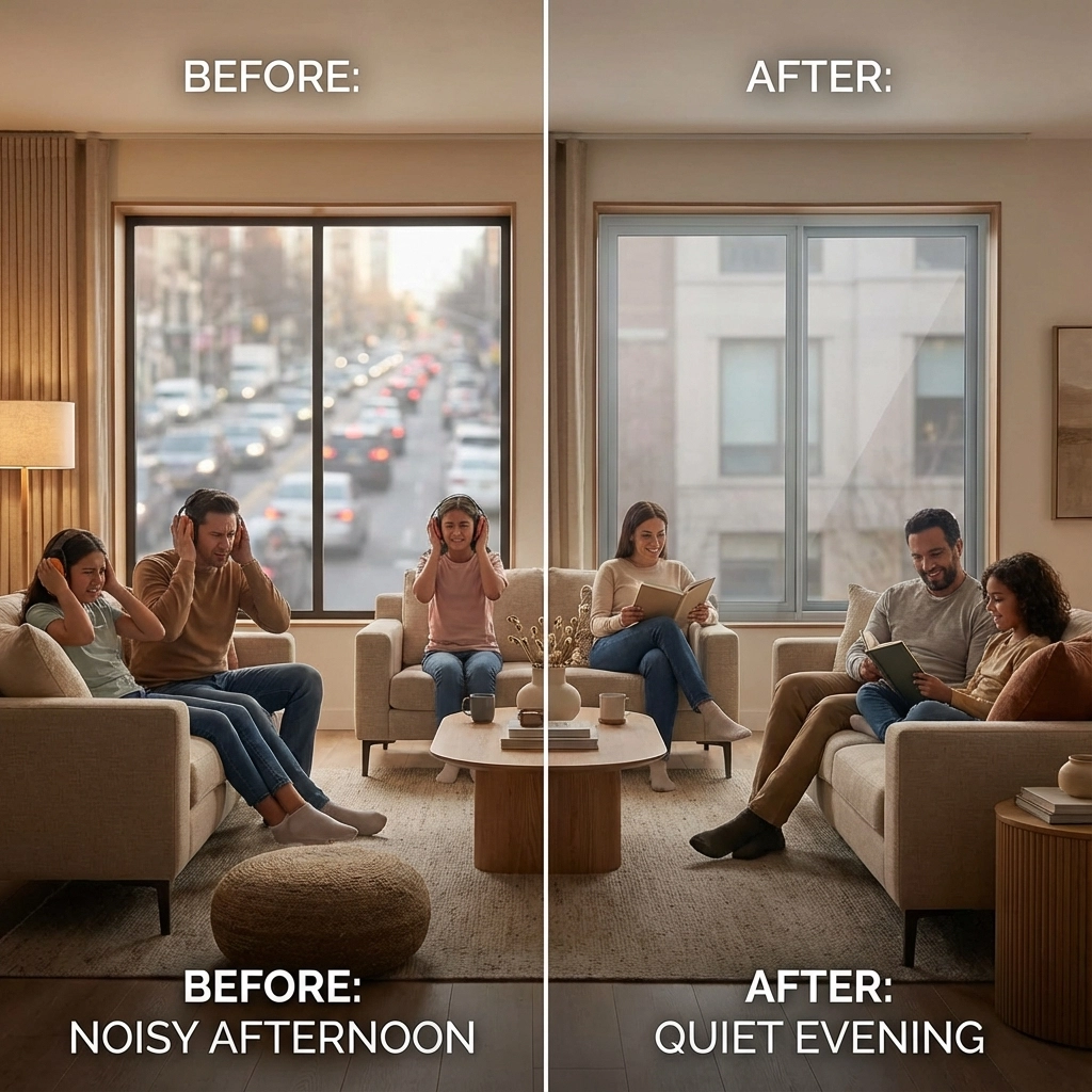 Traffic noise reduction case study