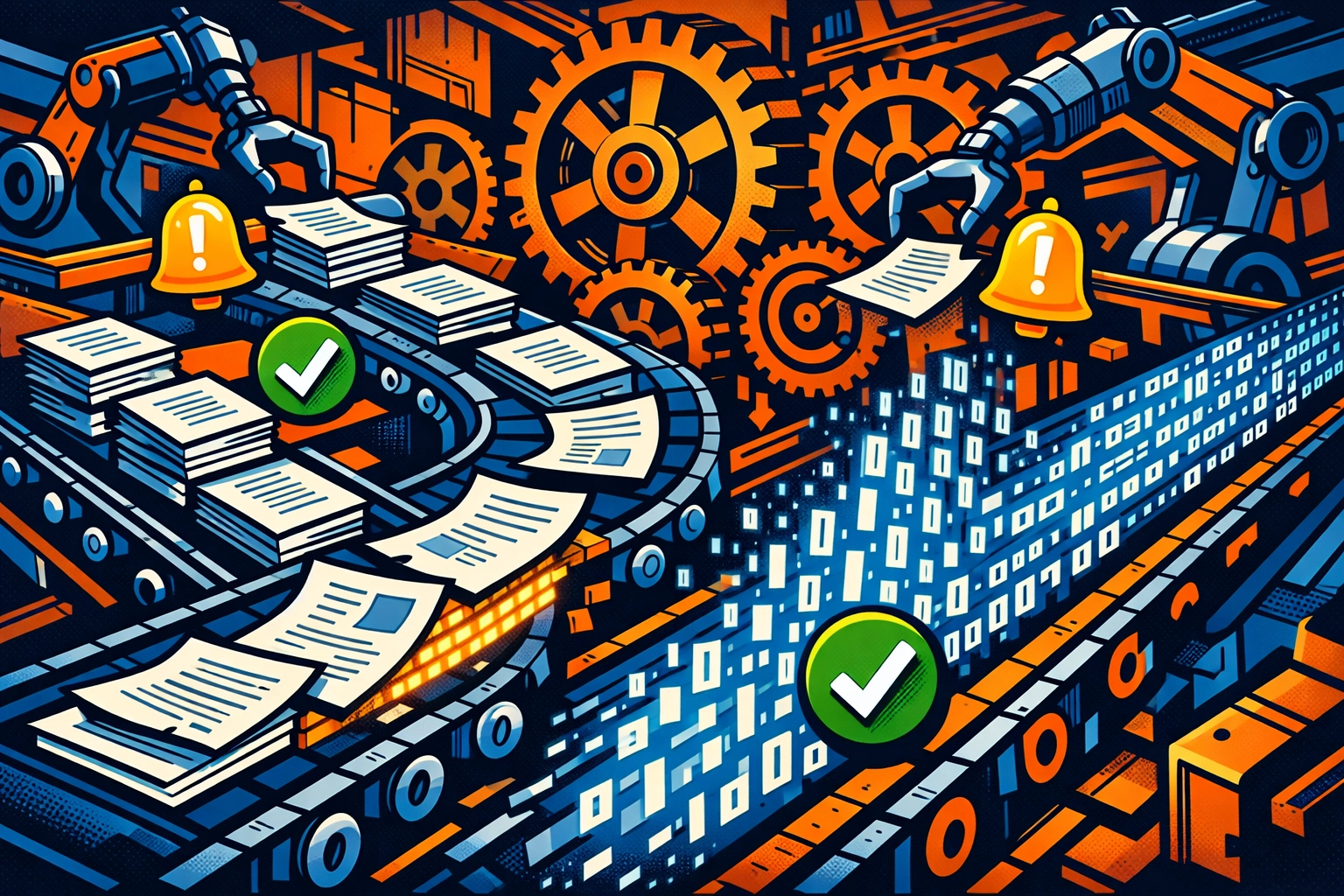 Automated database workflow processing documents and data efficiently