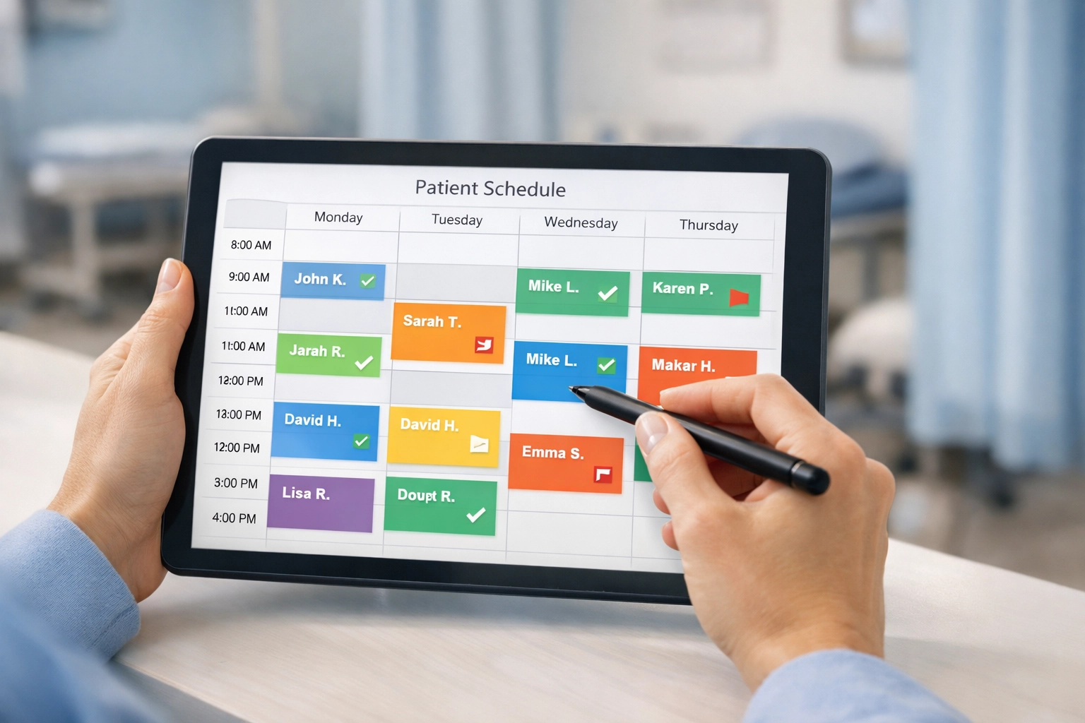 Struggling With 2026 Payer Changes? 10 Things Every Therapy Practice Should Know About FHIR, ePA, and Faster Denials Physical therapy scheduling calendar with prior authorization tracking for 2026 payer requirements
