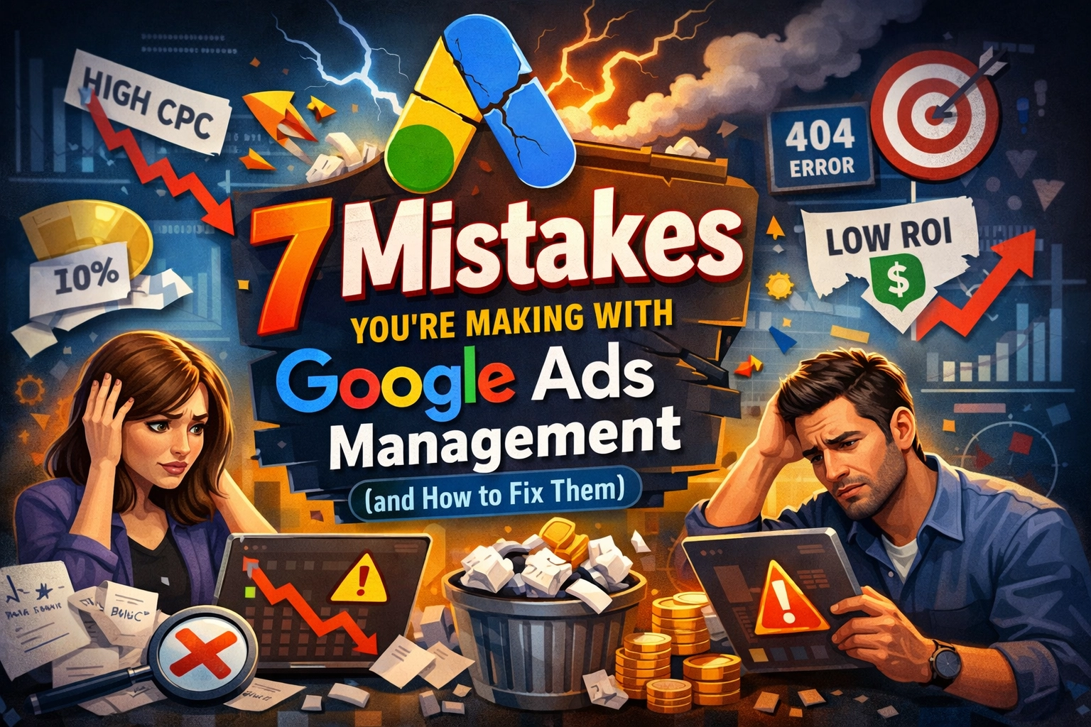 7 Mistakes You're Making with Google Ads Management (and How to Fix Them)