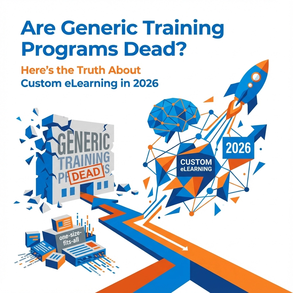 Are Generic Training Programs Dead? Here's the Truth About Custom eLearning Development in 2026