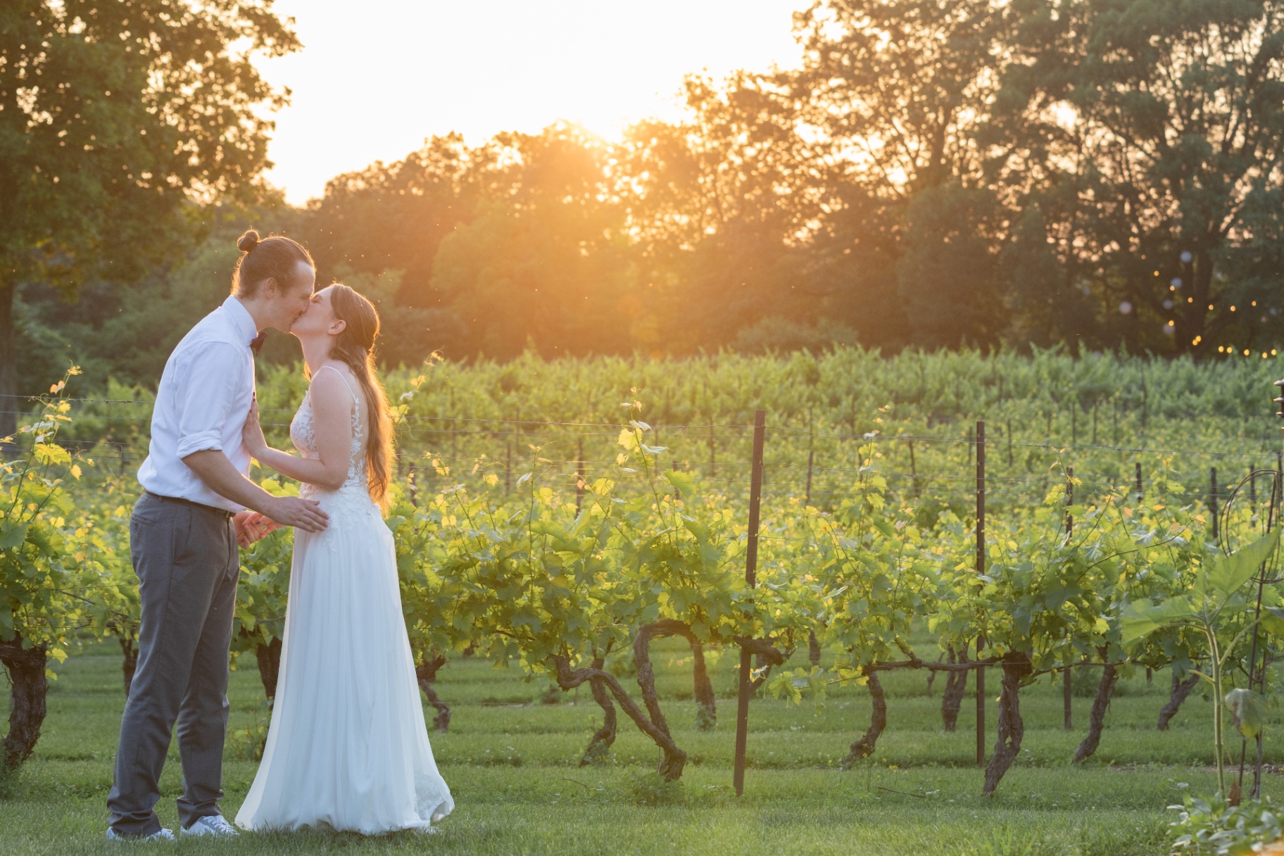 Tresa and Michael at their Monterre Vineyards wedding