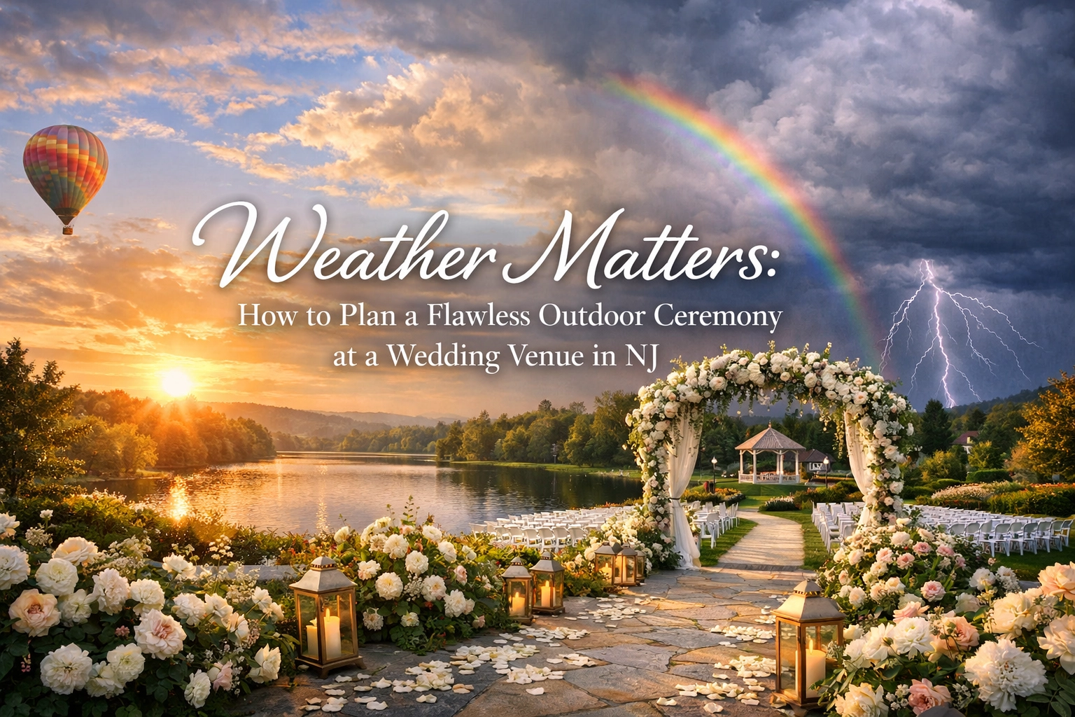 [HERO] Weather Matters: How to Plan a Flawless Outdoor Ceremony at a Wedding Venue in NJ