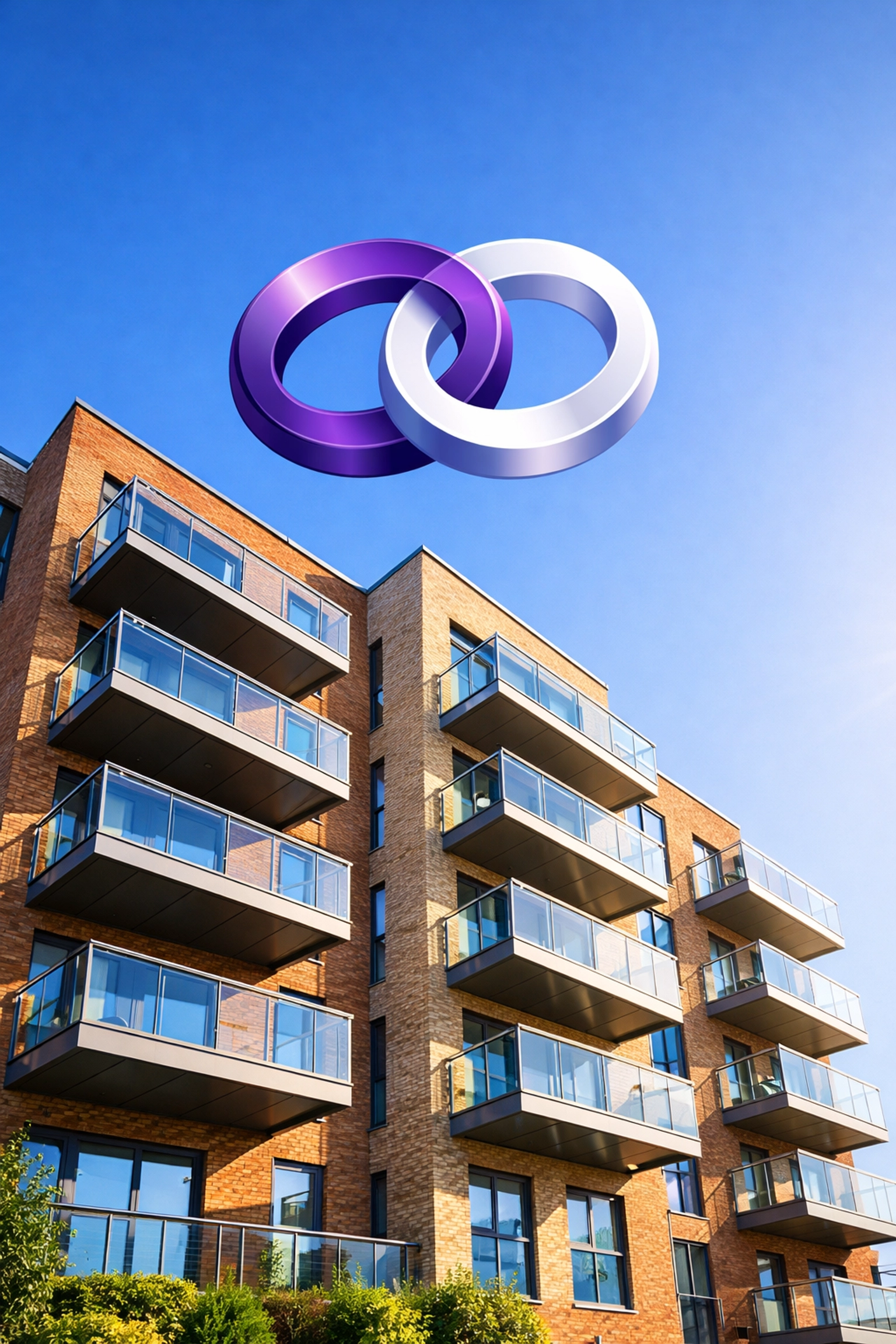 Modern residential block in Essex representing a successful partnership with a property management company.