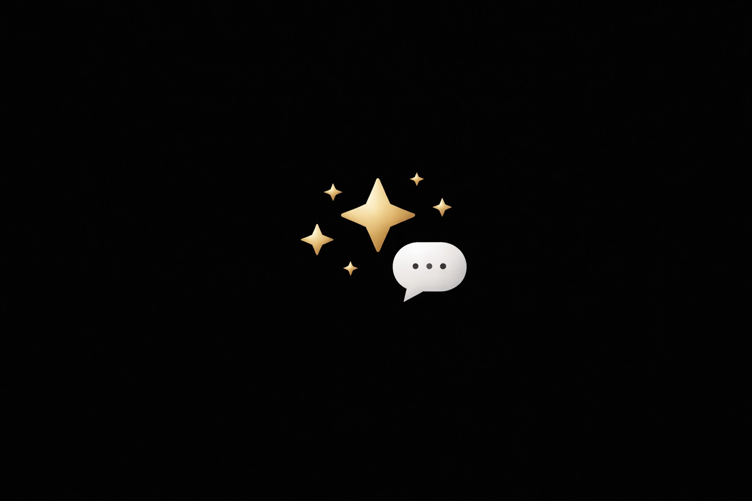 Abstract stars and speech bubble icon symbolizing social proof and high-quality online reviews boosting brand trust.
