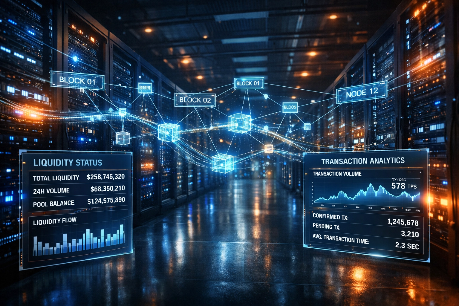 LareBlocks blockchain infrastructure powering enterprise wallet management and liquidity