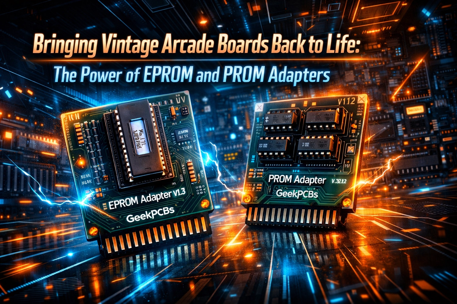 [HERO] Bringing Vintage Arcade Boards Back to Life: The Power of EPROM and PROM Adapters