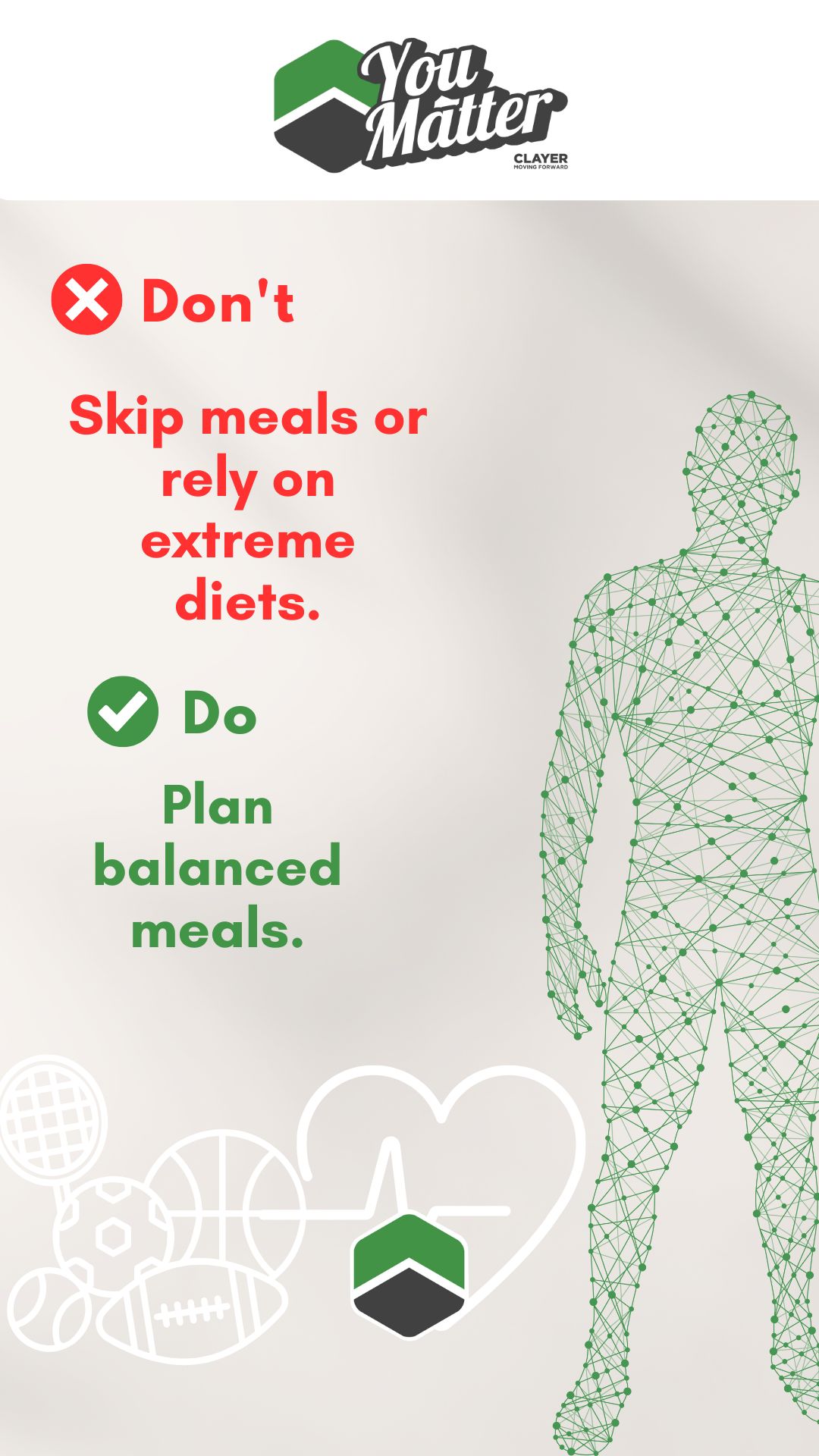 Balanced nutrition reminder