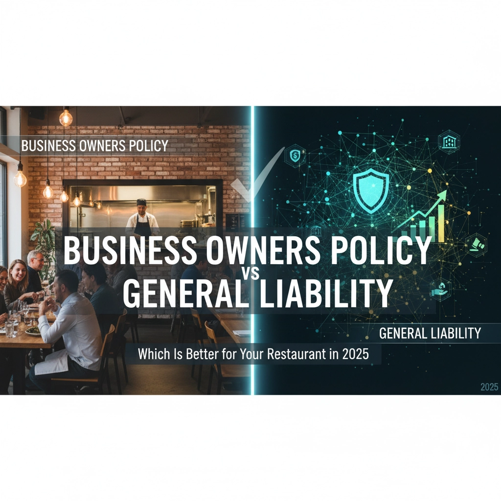 Business Owners Policy vs General Liability: Which Is Better for Your Restaurant in 2025?