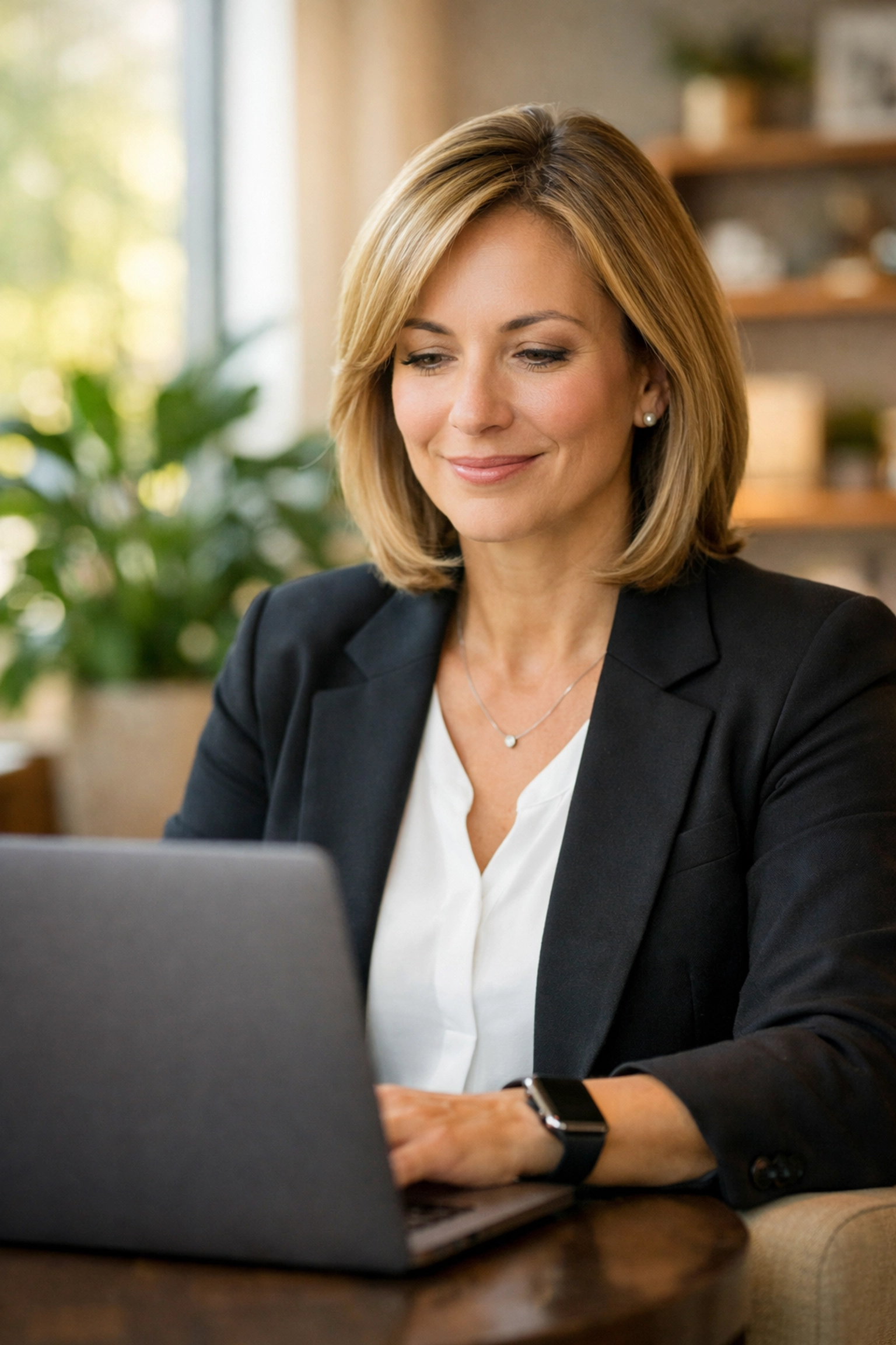 IT executive using ServiceNow consulting services to manage automated workflows and digital compliance.