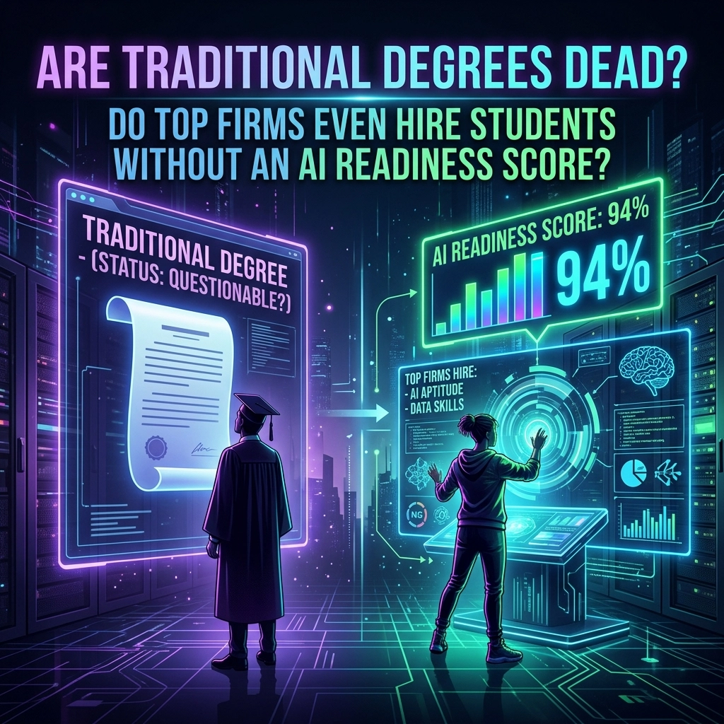 [HERO] Are Traditional Degrees Dead? Do Top Firms Even Hire Students Without an AI Readiness Score?