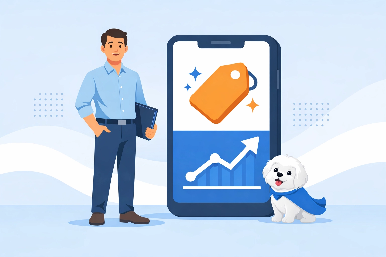 Professional using Daisy AI on a smartphone for free luxury brand resale price checks.