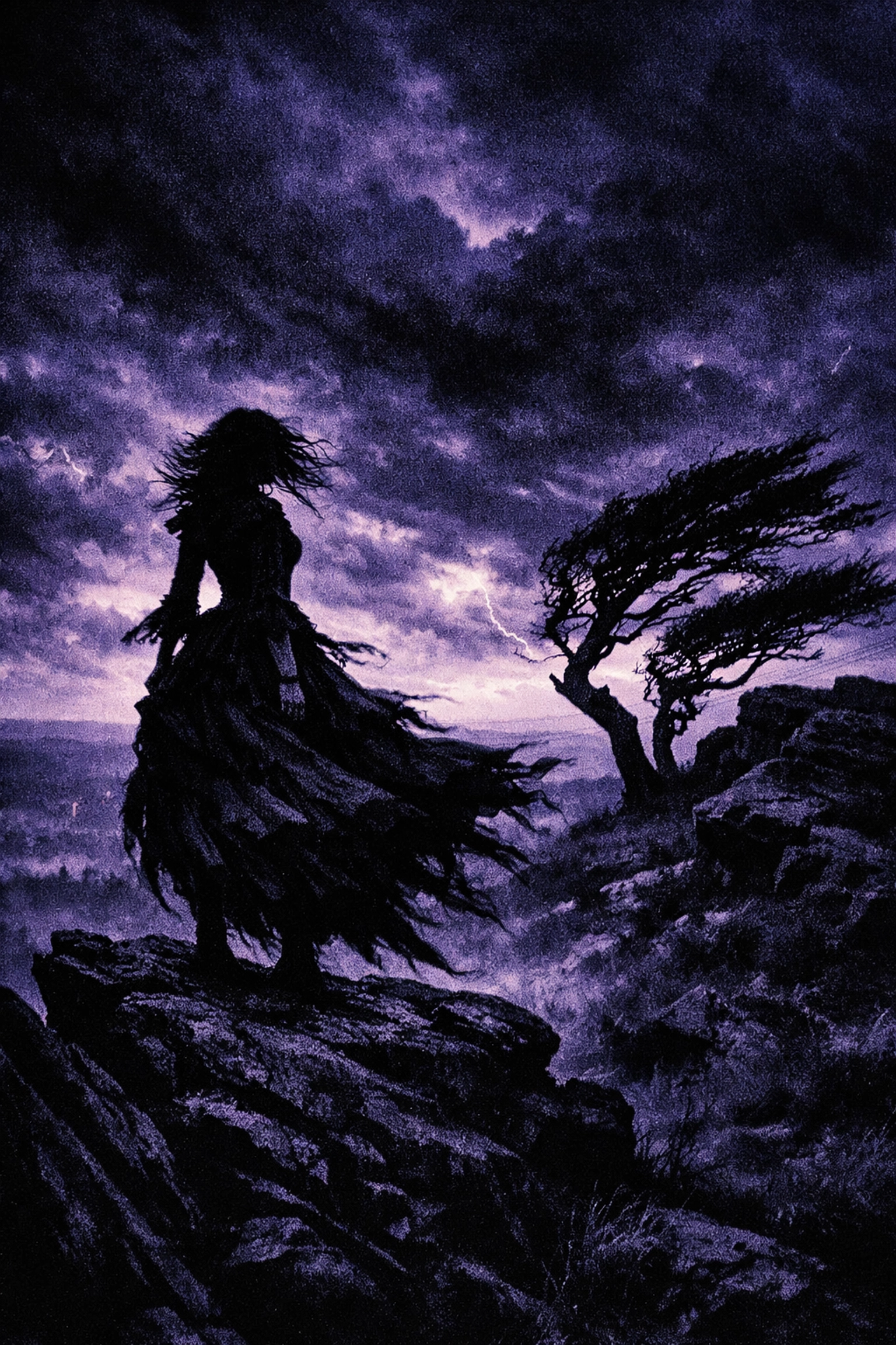 A gothic silhouette on the Yorkshire moors inspired by Emerald Fennell’s Wuthering Heights adaptation.