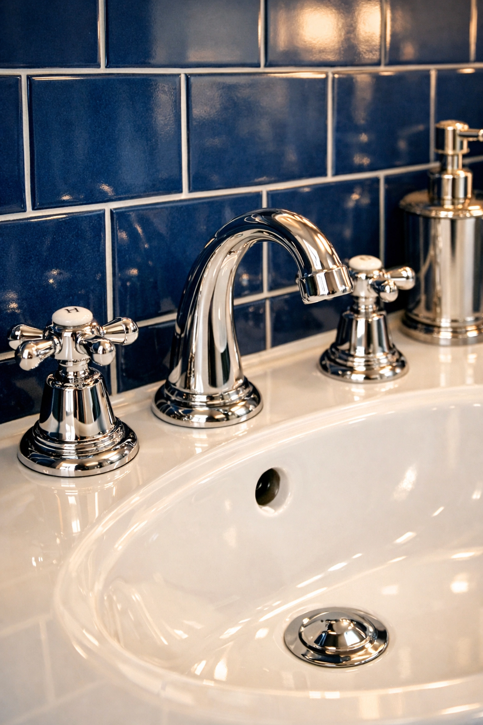 Detailed view of a sanitized bathroom in Lincoln MA showing expert attention to detail and cleaning.
