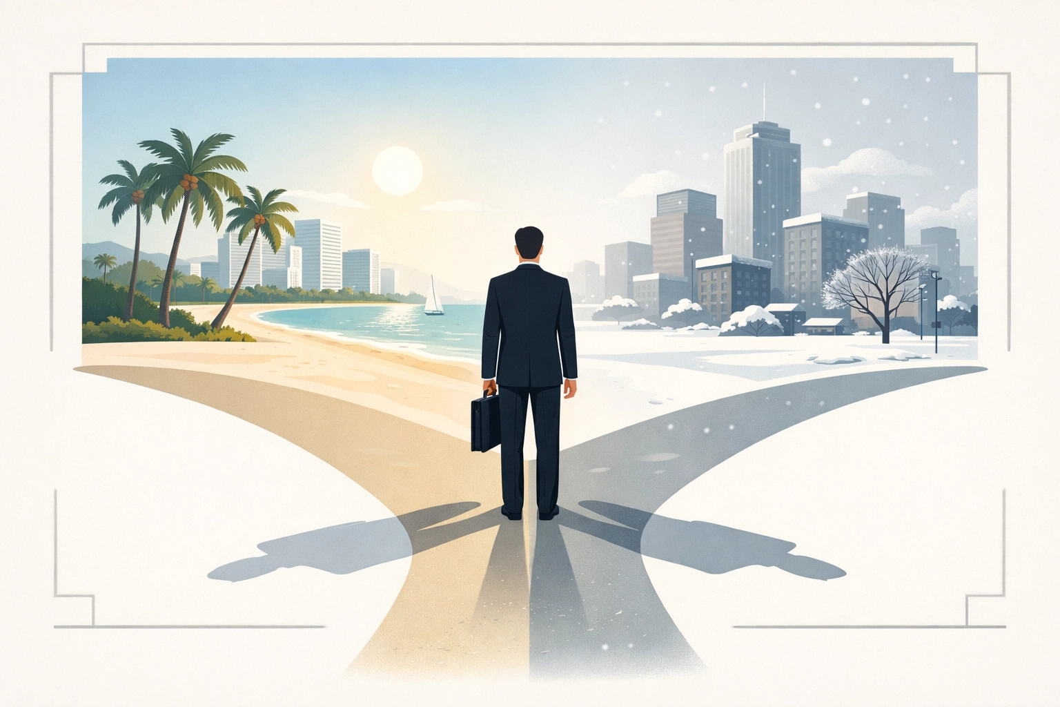 Snowbird at crossroads between Florida domicile and northern state tax residency