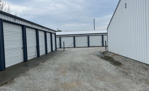 Row of Self-Storage Units by Hamik Innovations, LLC