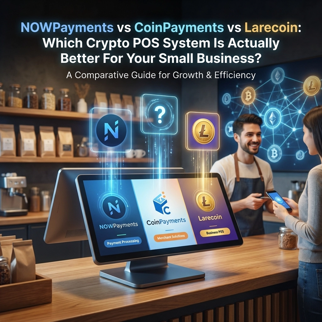 [HERO] NOWPayments vs CoinPayments vs Larecoin: Which Crypto POS System Is Actually Better For Your Small Business?