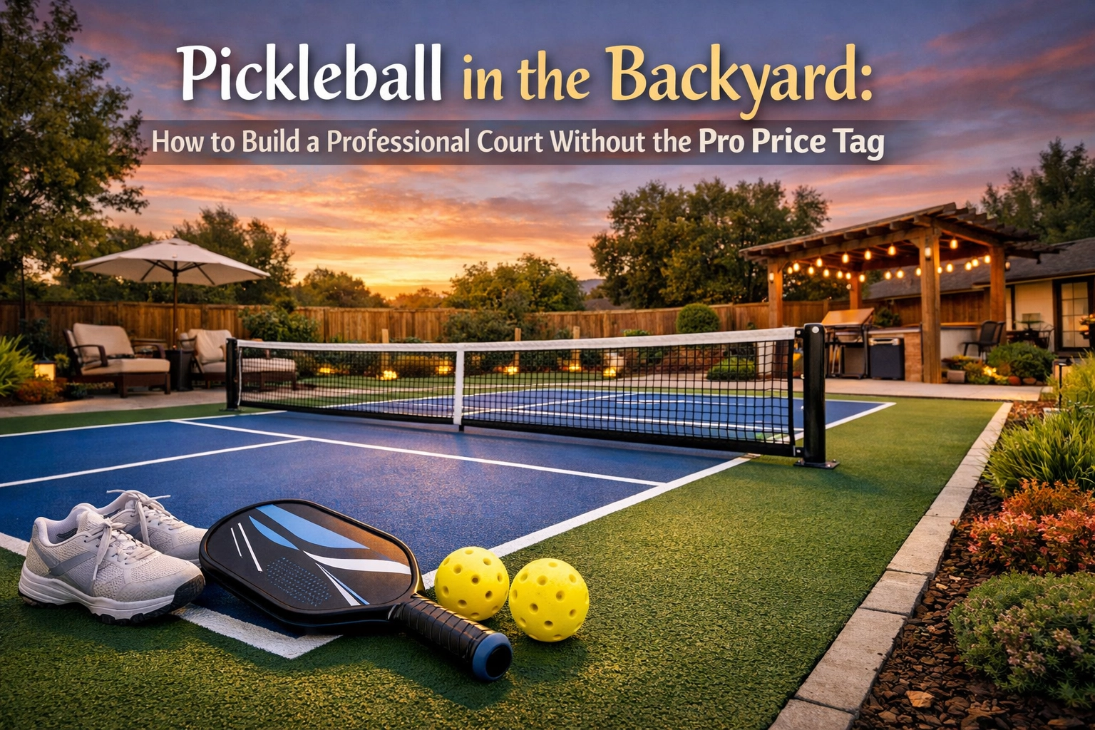 [HERO] Pickleball in the Backyard: How to Build a Professional Court Without the Pro Price Tag