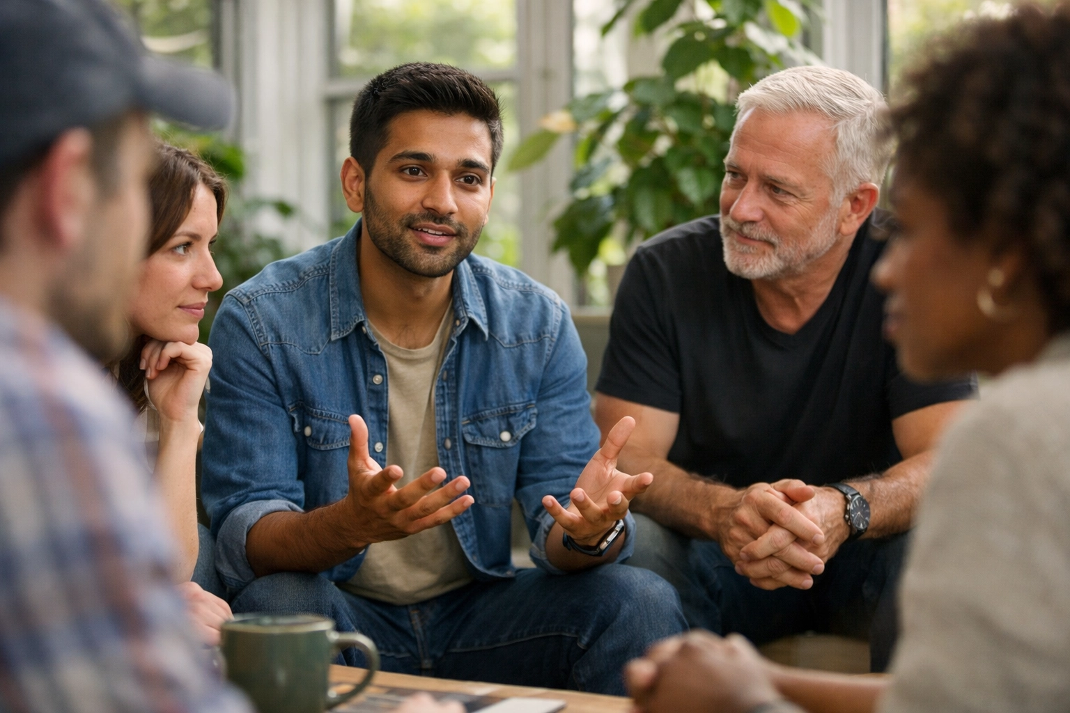 A startup team practicing psychological safety as part of a high performing teams framework.