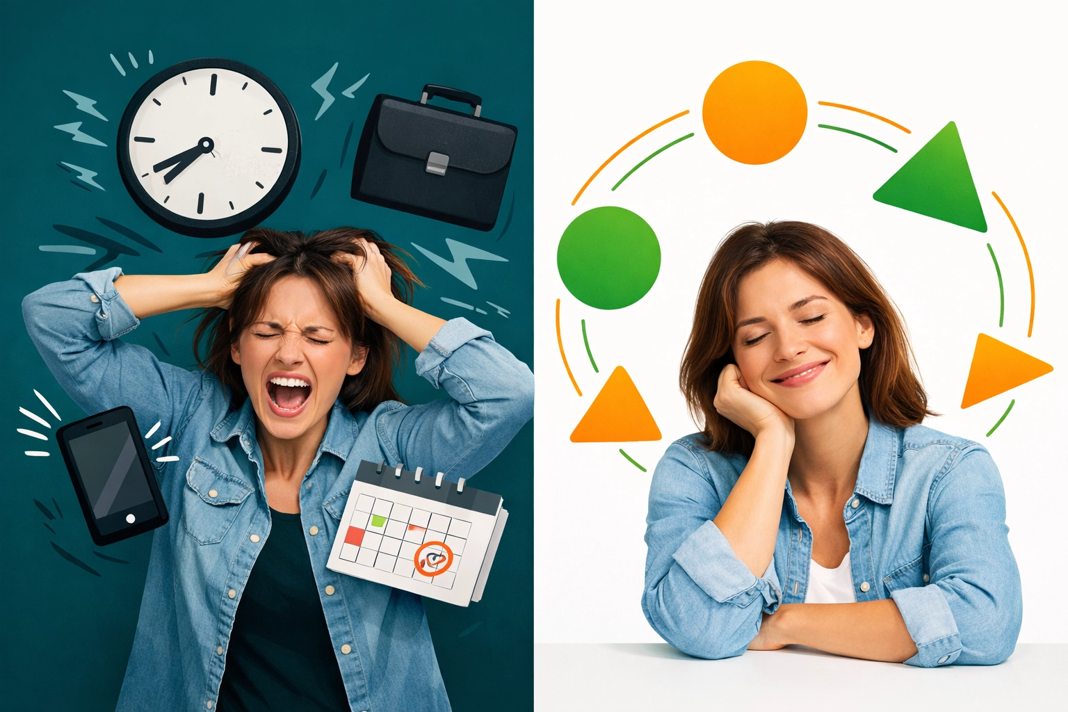 Parent transformation from stressed and overwhelmed to organized and peaceful with better systems