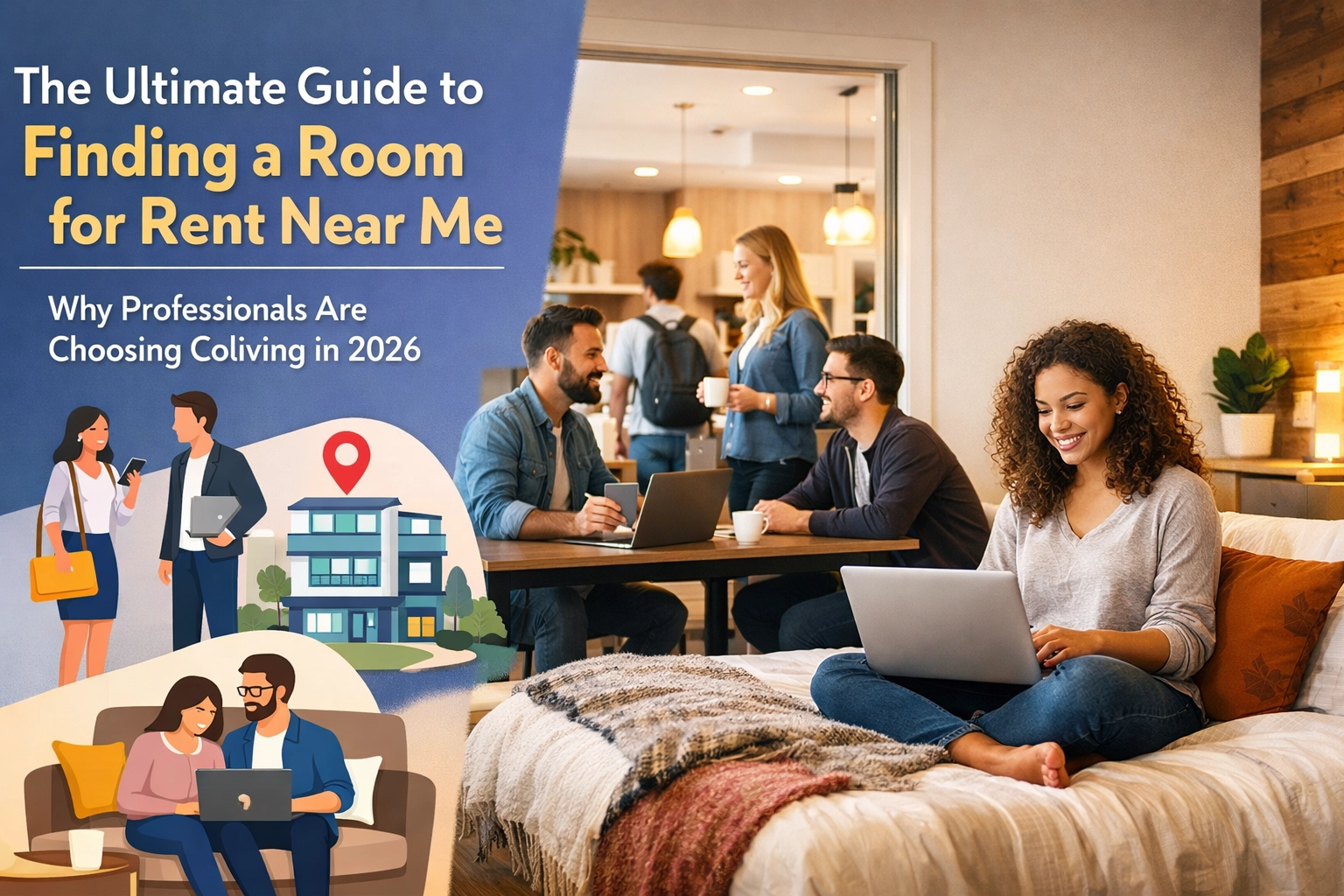 [HERO] The Ultimate Guide to Finding a Room for Rent Near Me: Why Professionals Are Choosing Coliving in 2026