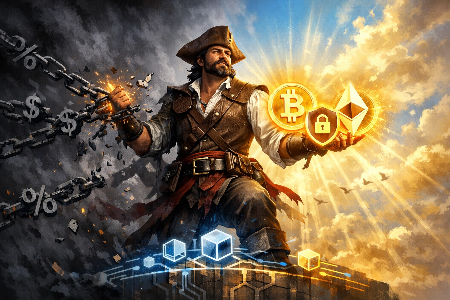 Merchant breaking free from payment processor fees through self-custody crypto payments