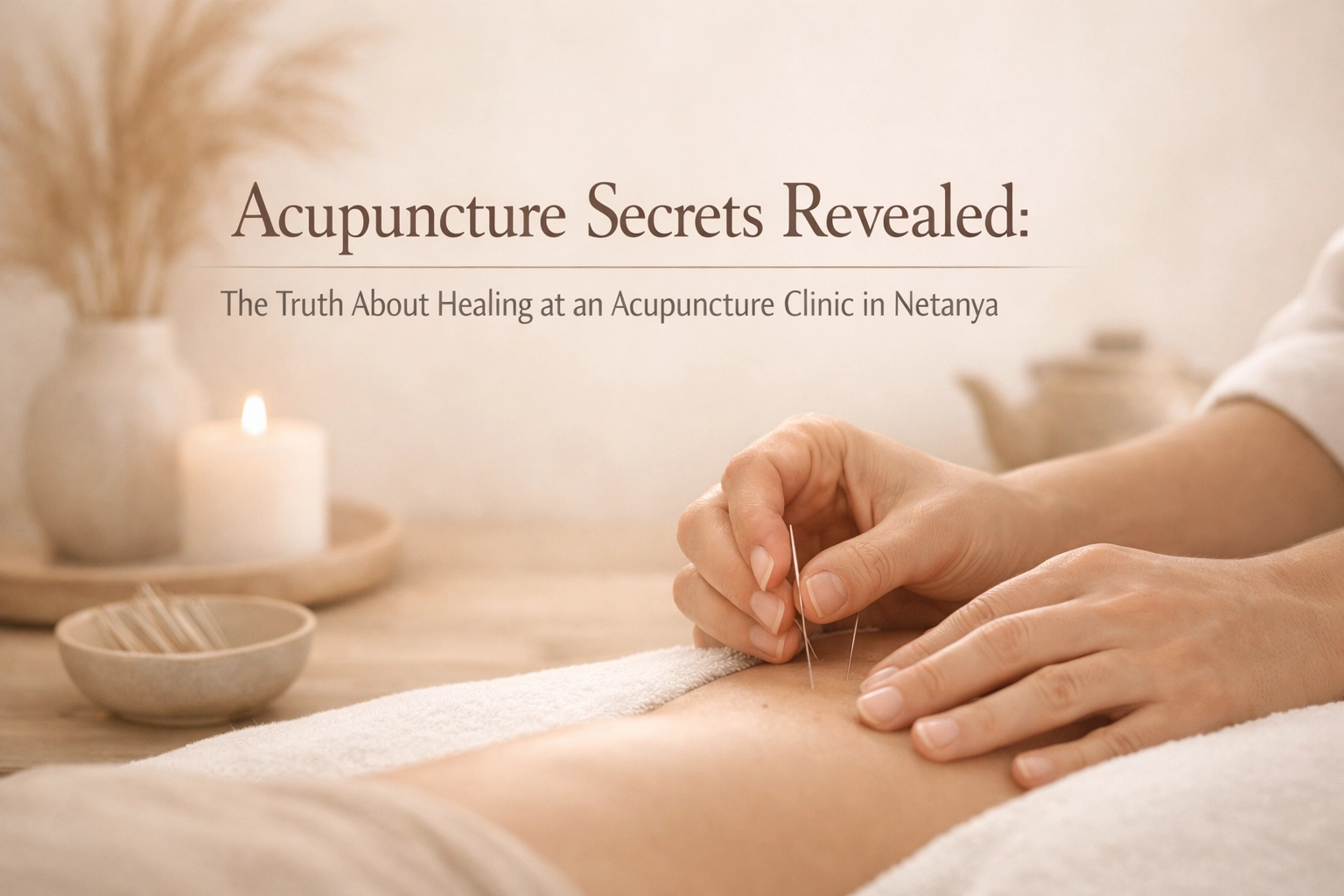 [HERO] Acupuncture Secrets Revealed: The Truth About Healing at an Acupuncture Clinic in Netanya