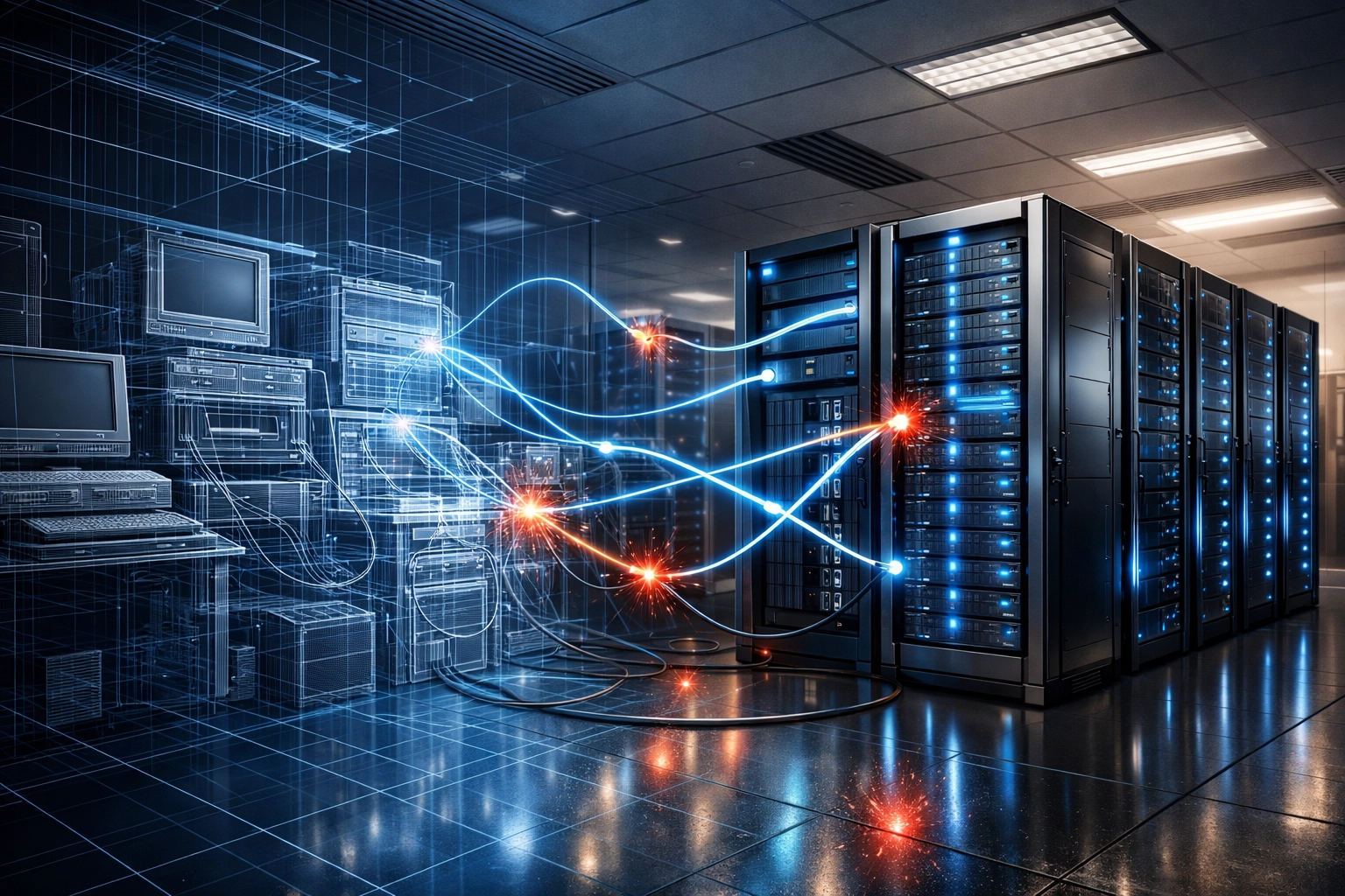 Server infrastructure upgrade causing backup system compatibility issues