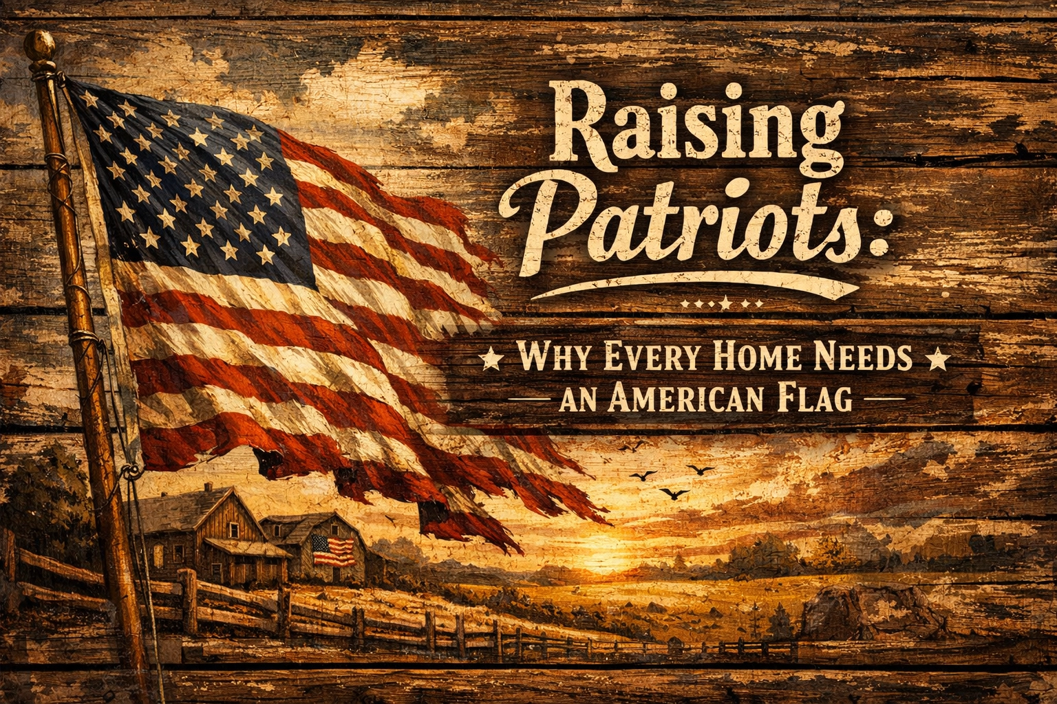[HERO] Raising Patriots: Why Every Home Needs an American Flag