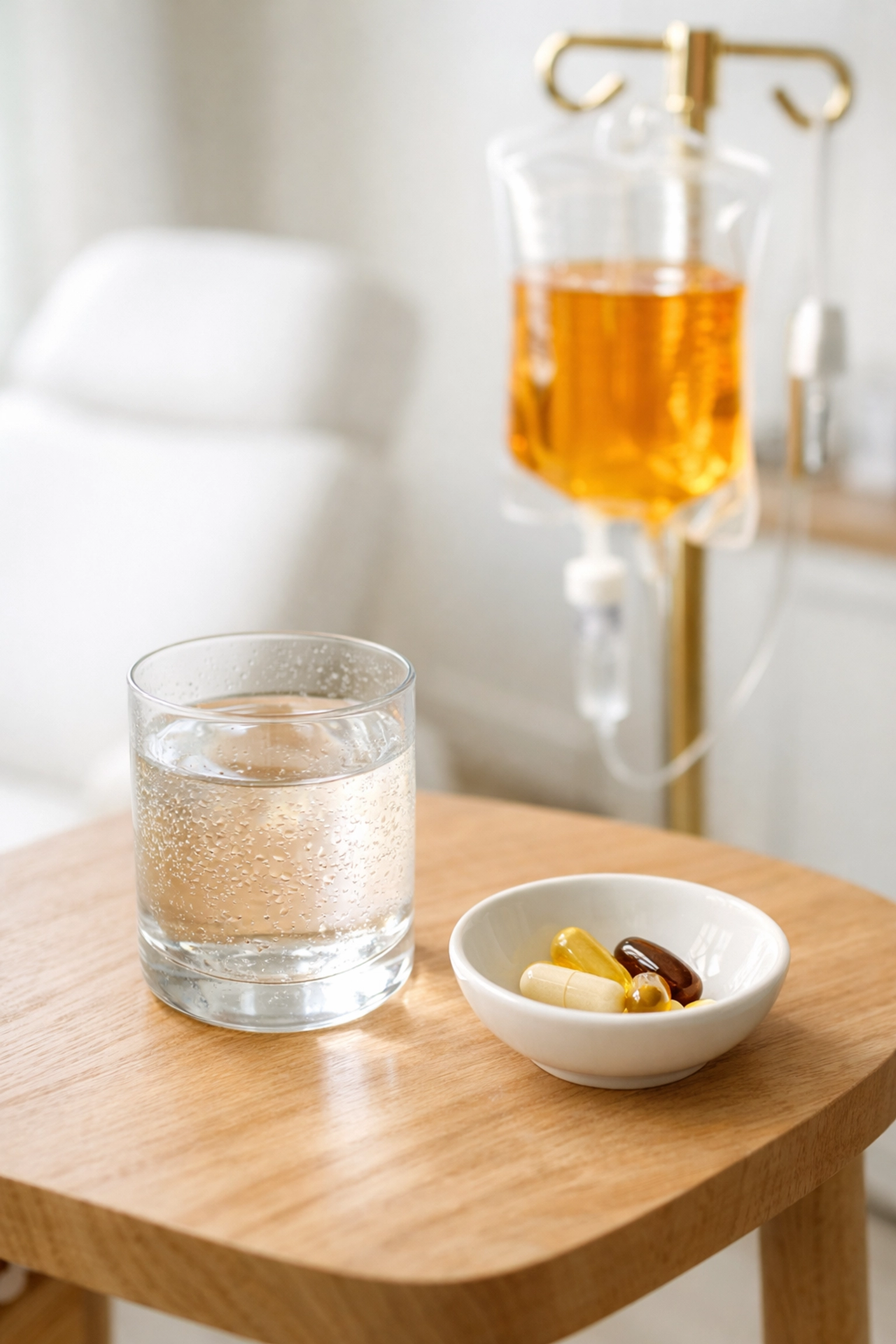 Comparing oral vitamin supplements and IV therapy for superior nutrient absorption and bioavailability.