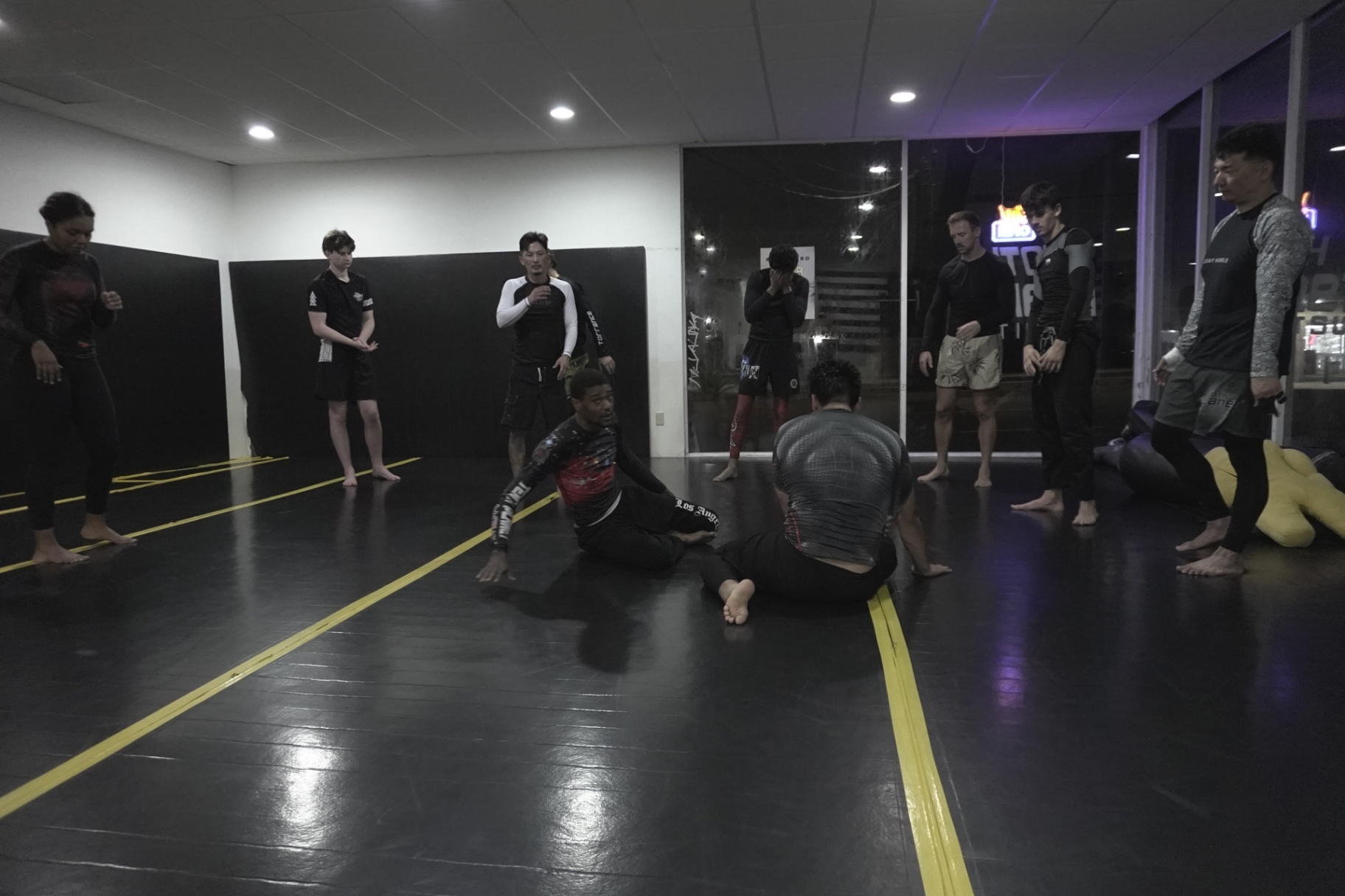 No-Gi Jiu Jitsu Evening Class Technique Demonstration