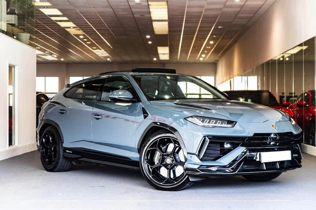 Matte grey Lamborghini Urus showcasing luxury and performance without ownership constraints