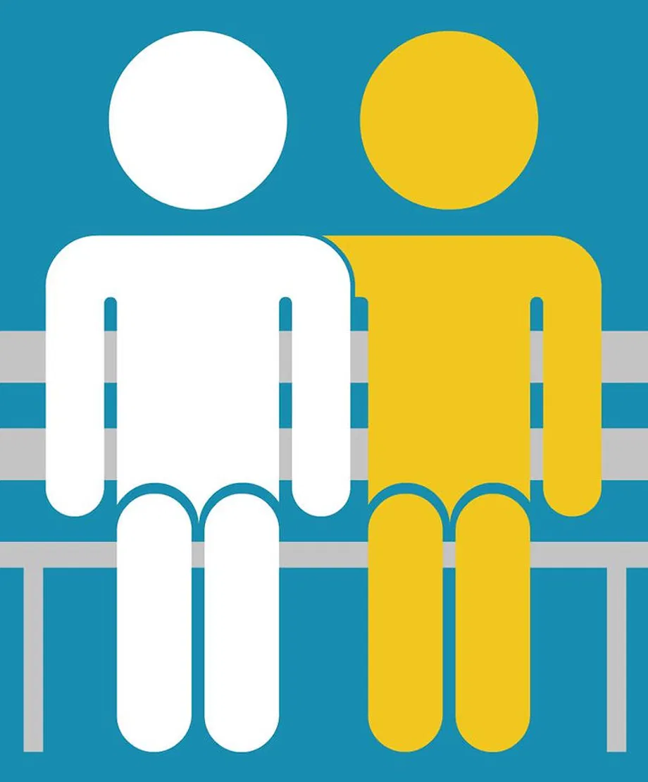 two-figures-bench-empathy-support