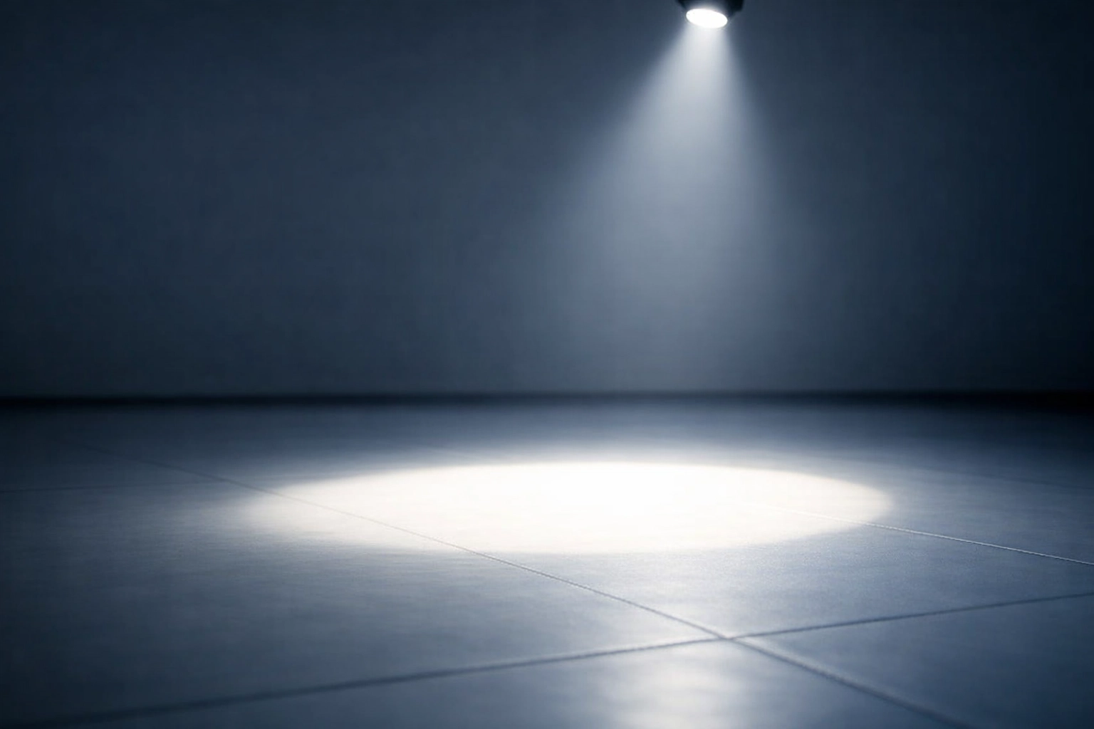 Spotlight highlighting a trainer's unique strengths in a minimalist gym space