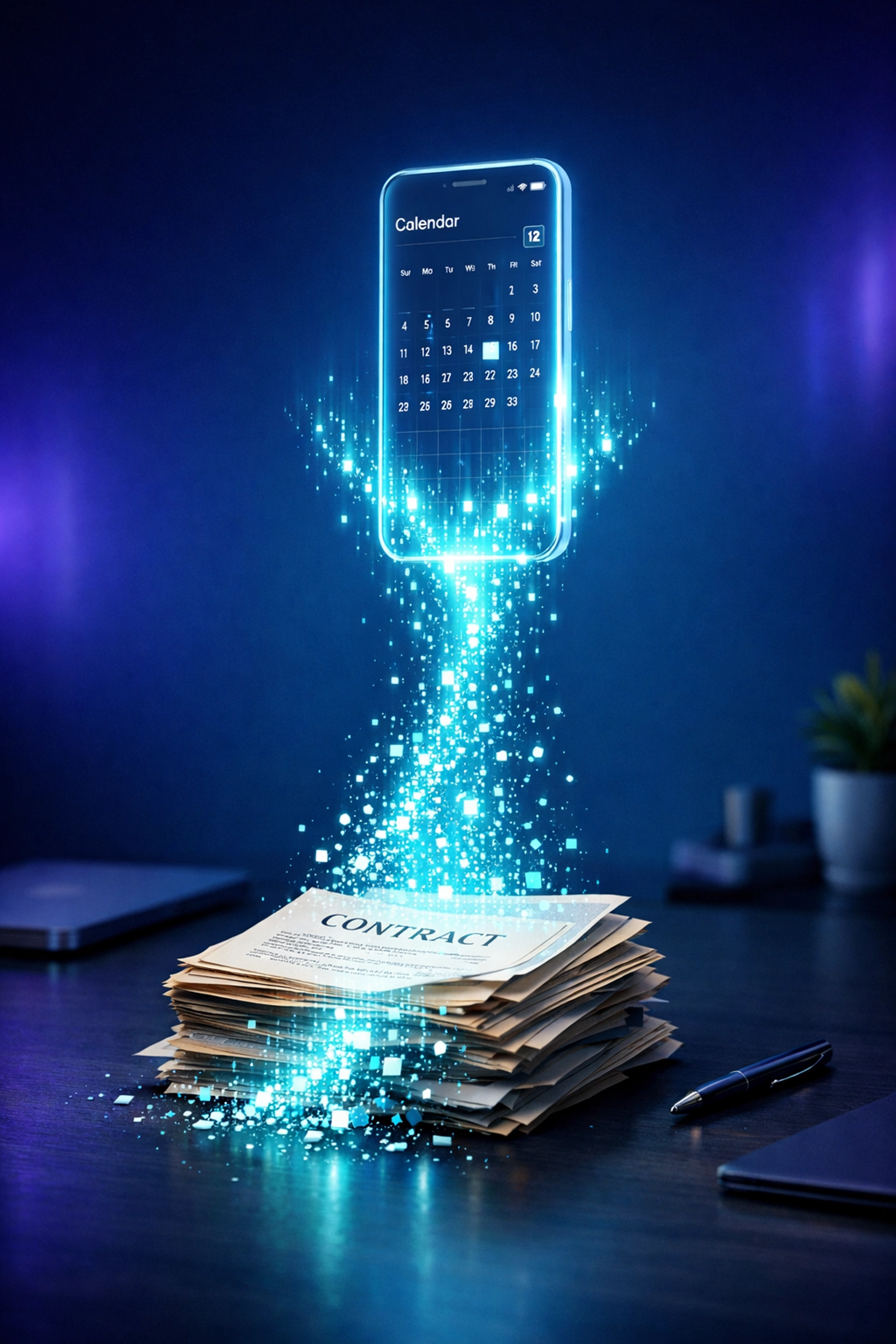 AI for real estate agents transforming paper documents into automated digital tasks.