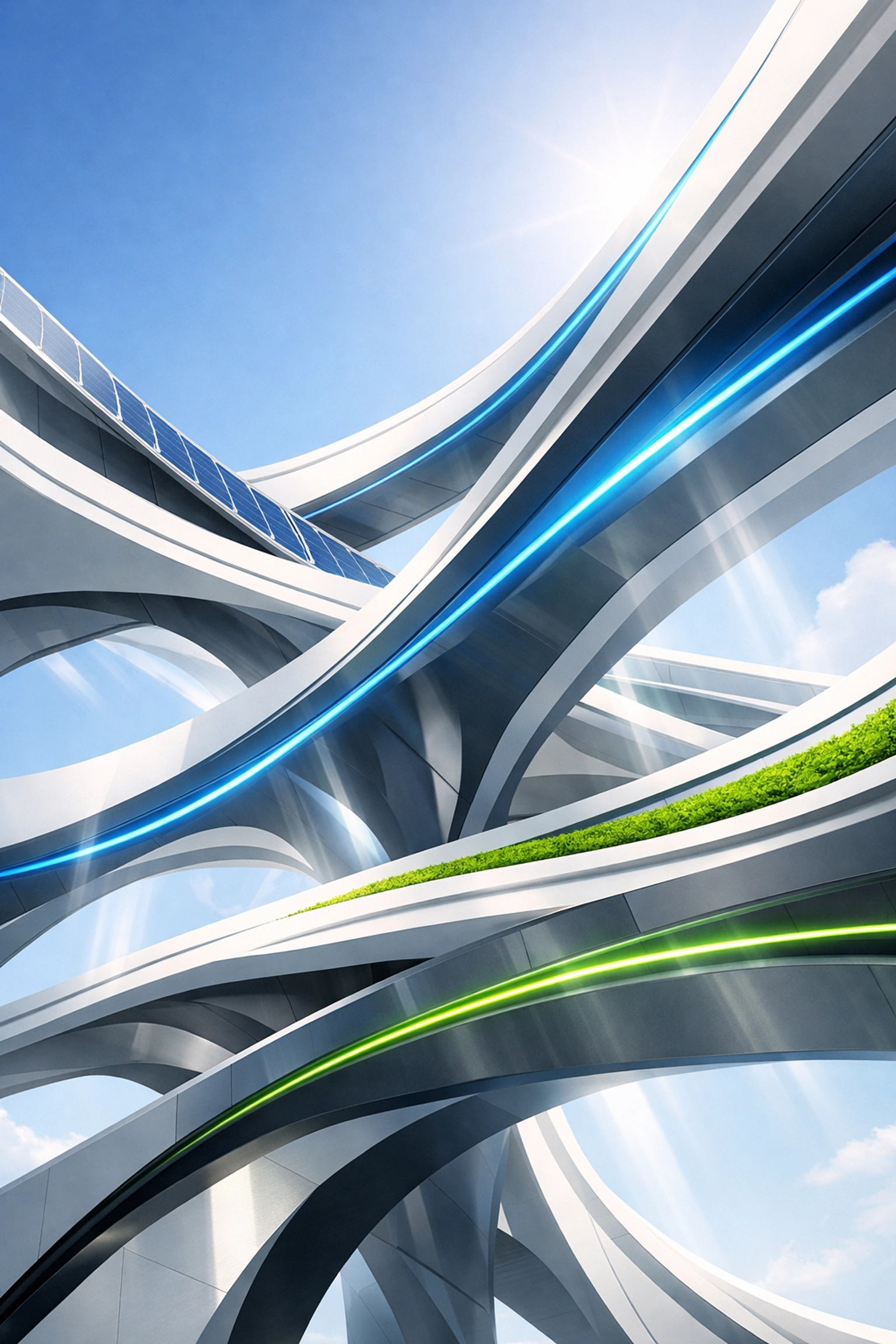 Infrastructure network architecture showing connectivity for alternative investment strategies