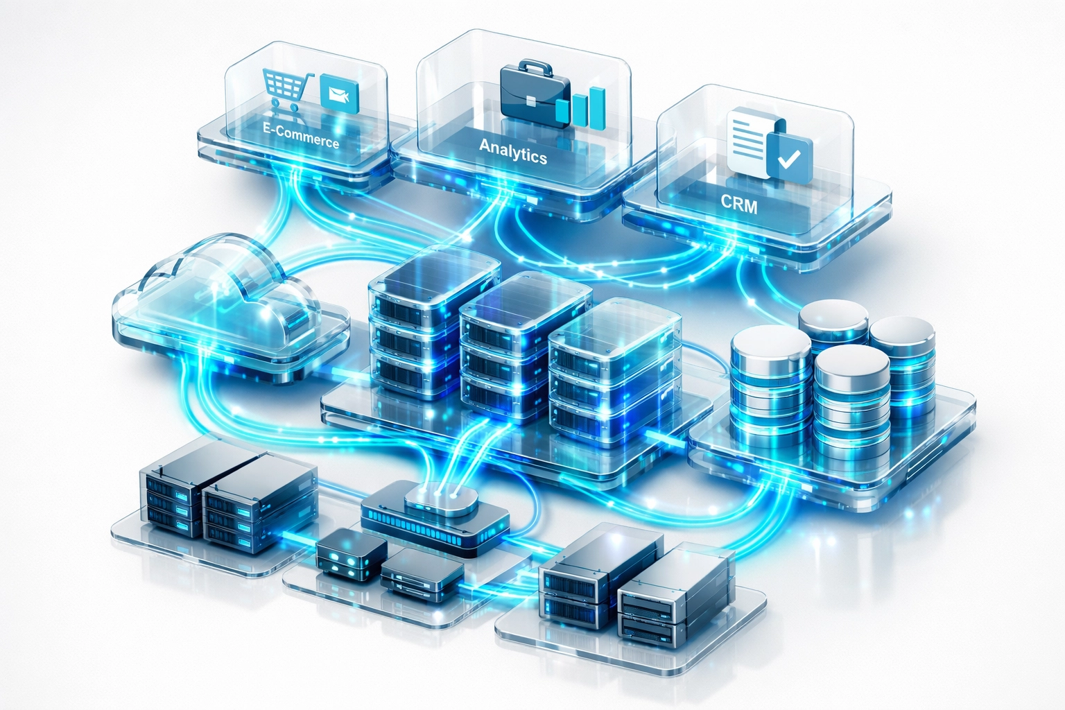 ServiceNow Service Mapping connecting business services to infrastructure layers