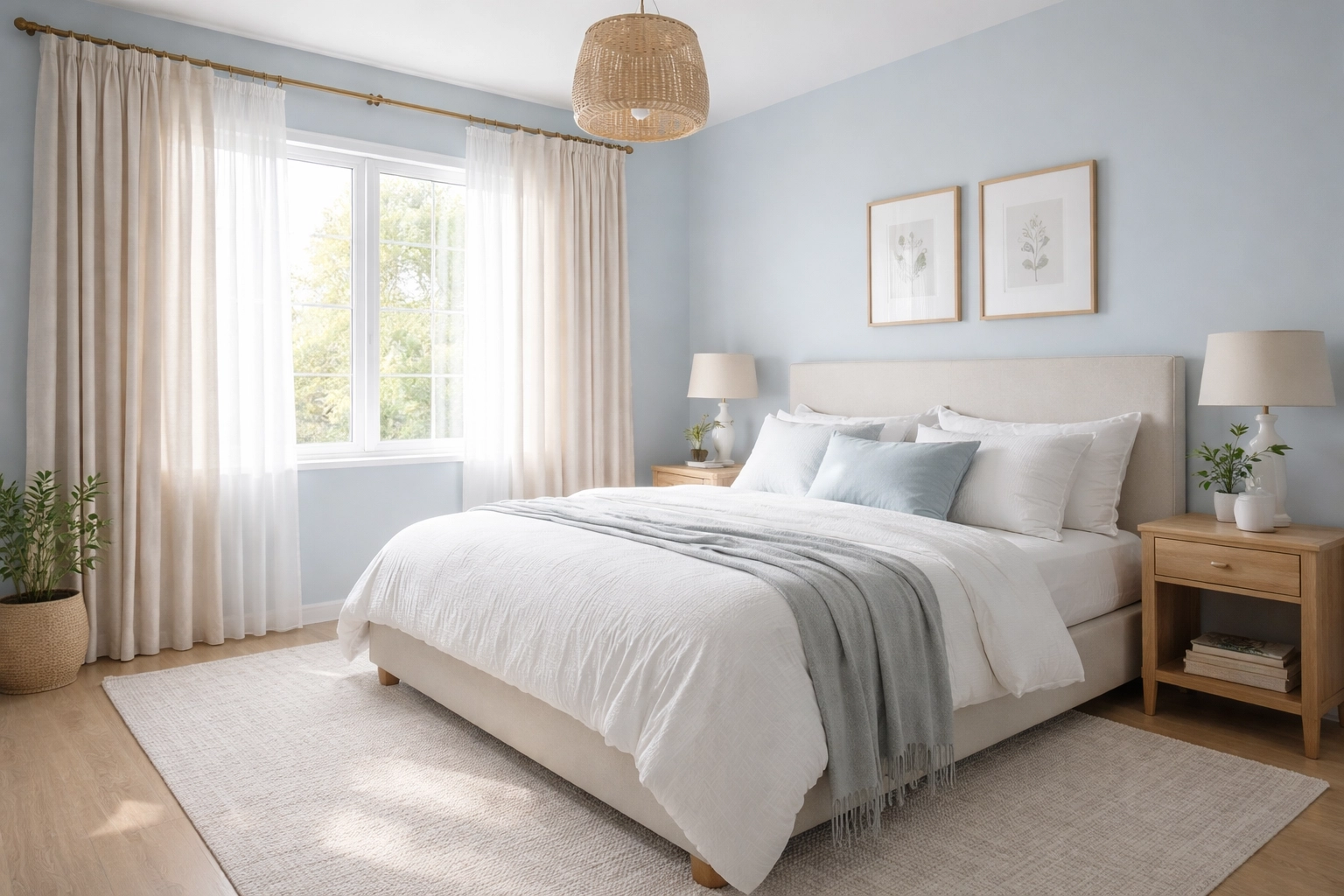 Modern living room with trending 2026 paint colors for high ROI.